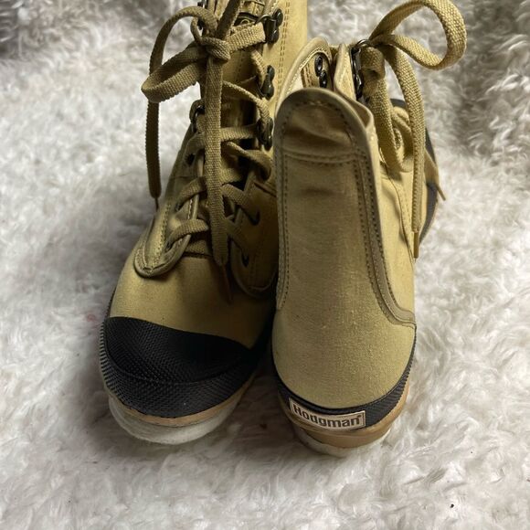 Unisex Hodgman Khaki Tan Steel Shank Caster Wading Fishing Boots19201 M7 W10 - Picture 6 of 12